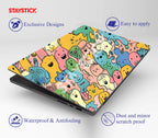 FUNNY MONSTER SKIN LAPTOP STICKER