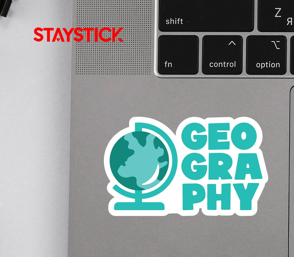 GEOGRAPHY STICKER Premium Vinyl Sticker