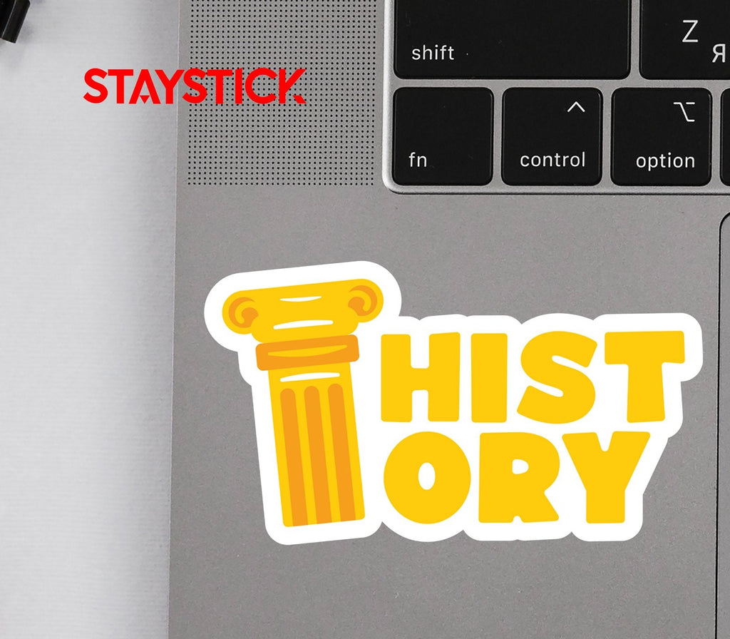 HISTORY STICKER Premium Vinyl Sticker