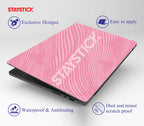 PINK COLOR DESIGNED LAPTOP STICKER