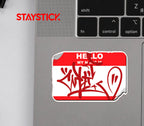 TAG STICKER Metalized Sticker
