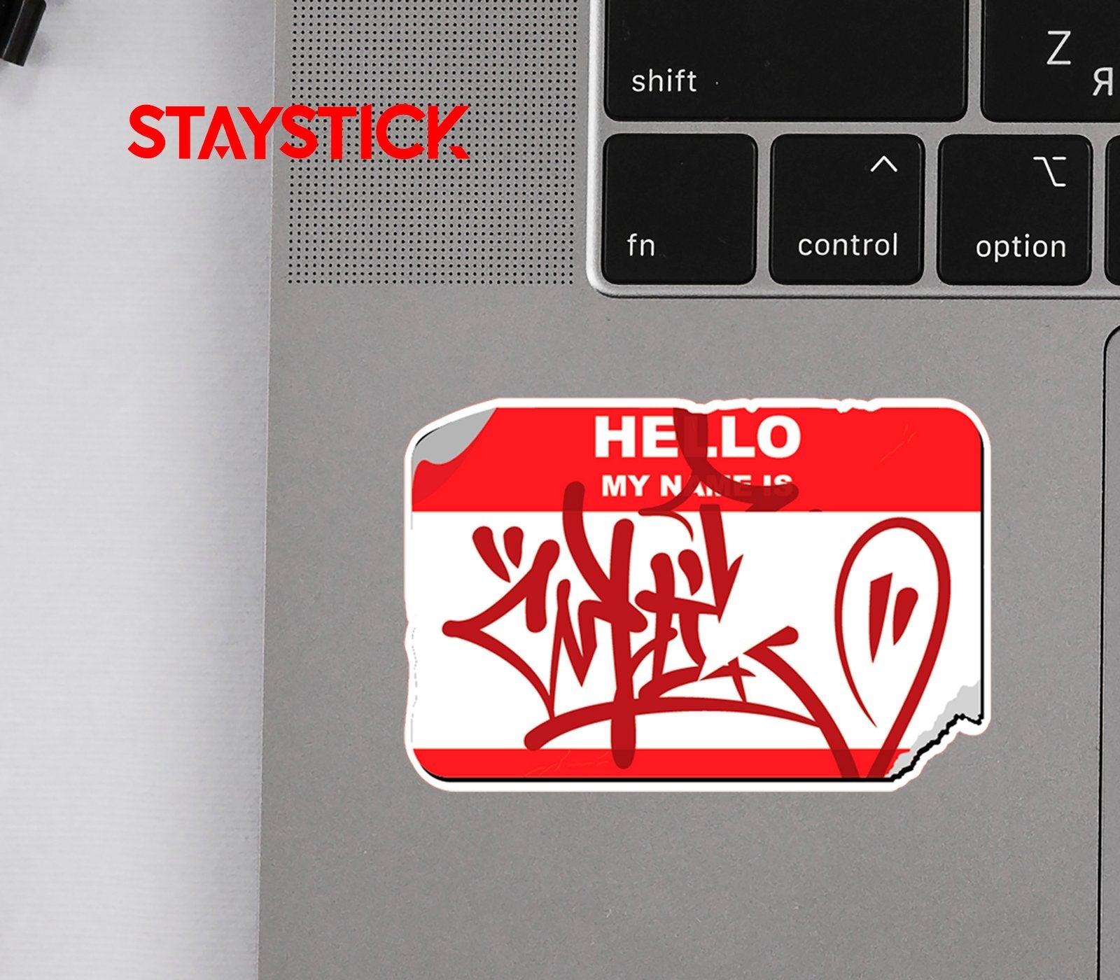 TAG STICKER Metalized Sticker