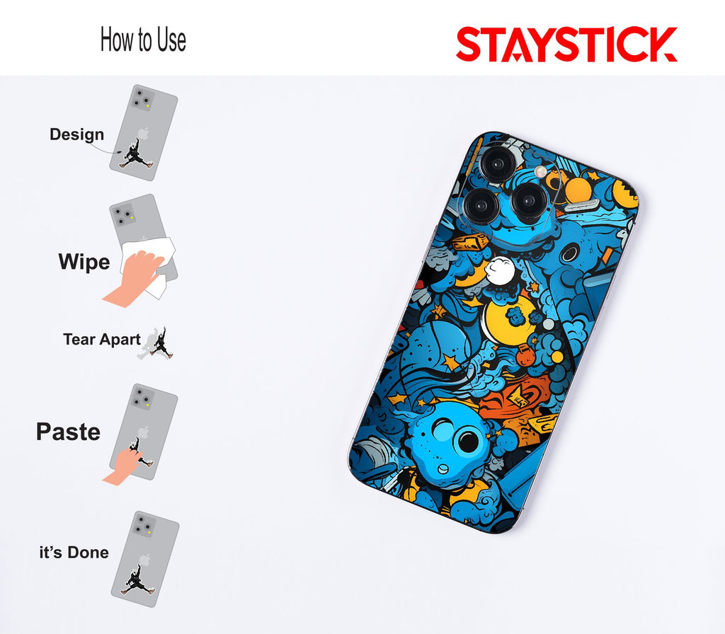 CARTOON MOBILE STICKER