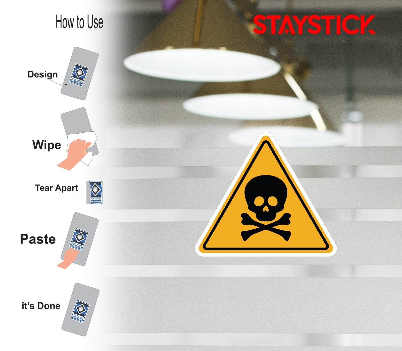DANGER STICKER Premium Vinyl Sticker
