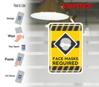 FACE MASK STICKER Safety Sticker