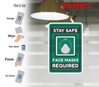 FACE MASK STICKER Safety Sticker