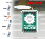 FACE MASK STICKER Safety Sticker