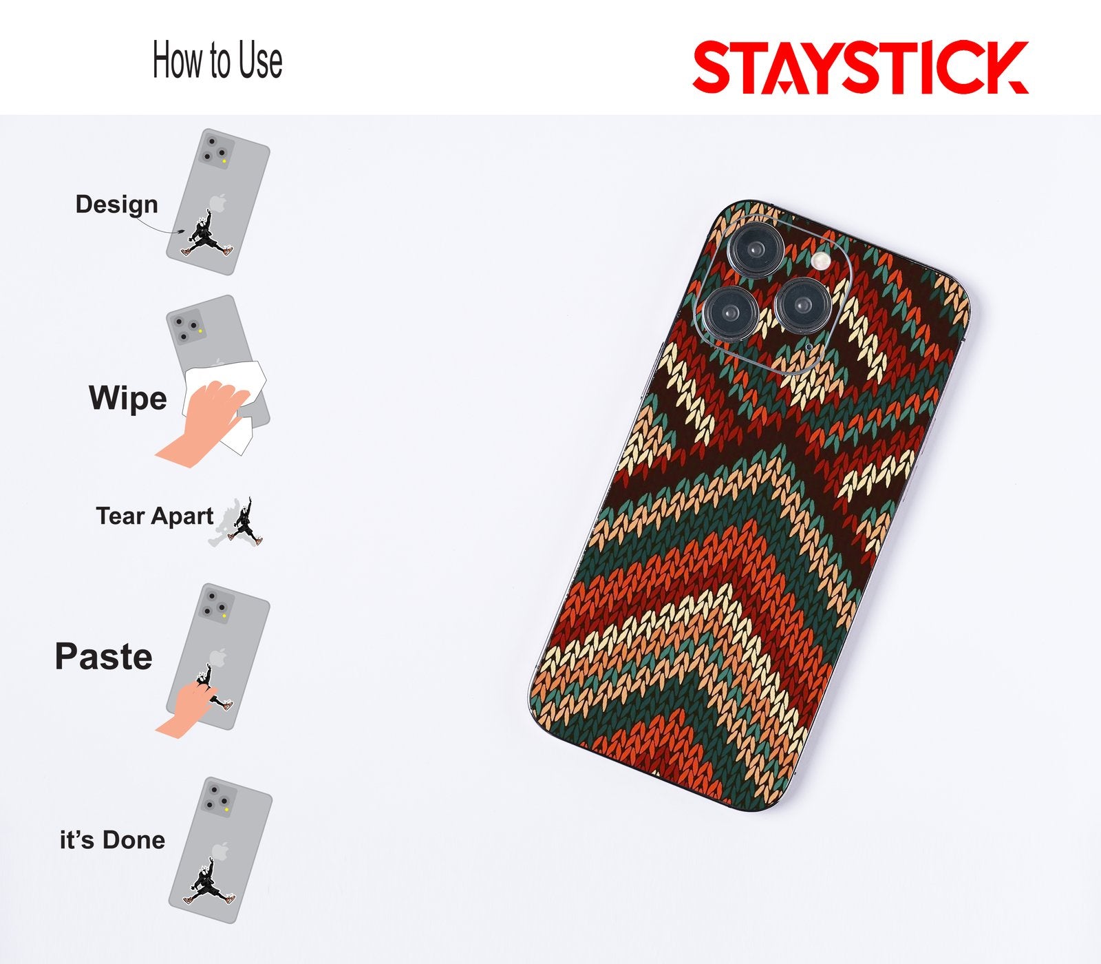 DAIMOND CUT MOBILE STICKER