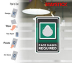 FACE MASK STICKER Safety Sticker