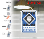 FACE MASK STICKER Safety Sticker