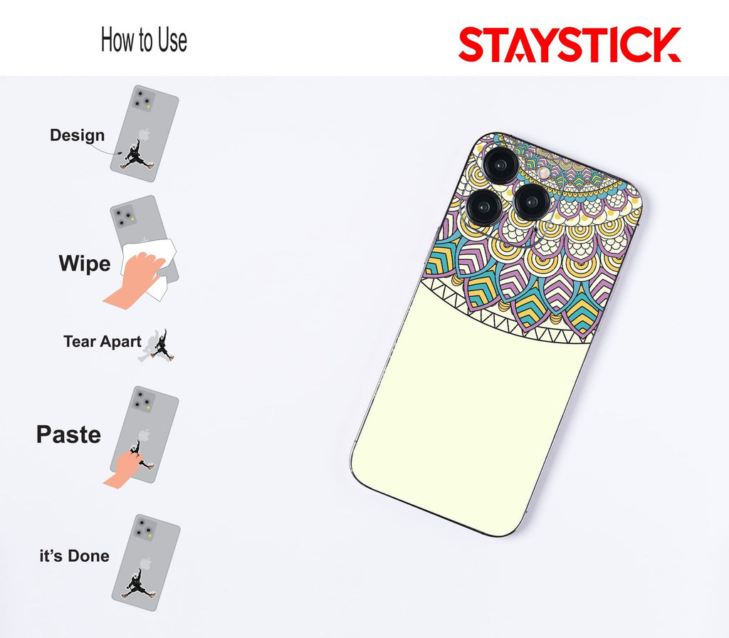 Up Pattern Mobile Skin