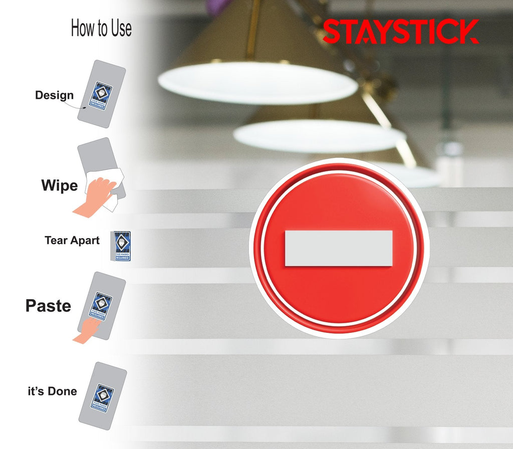 RED CIRCULER STICKER Safety Sticker