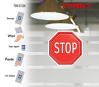 STOP SIGN STICKER Premium Vinyl Sticker