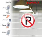 NO PARKING STICKER Premium Vinyl Sticker
