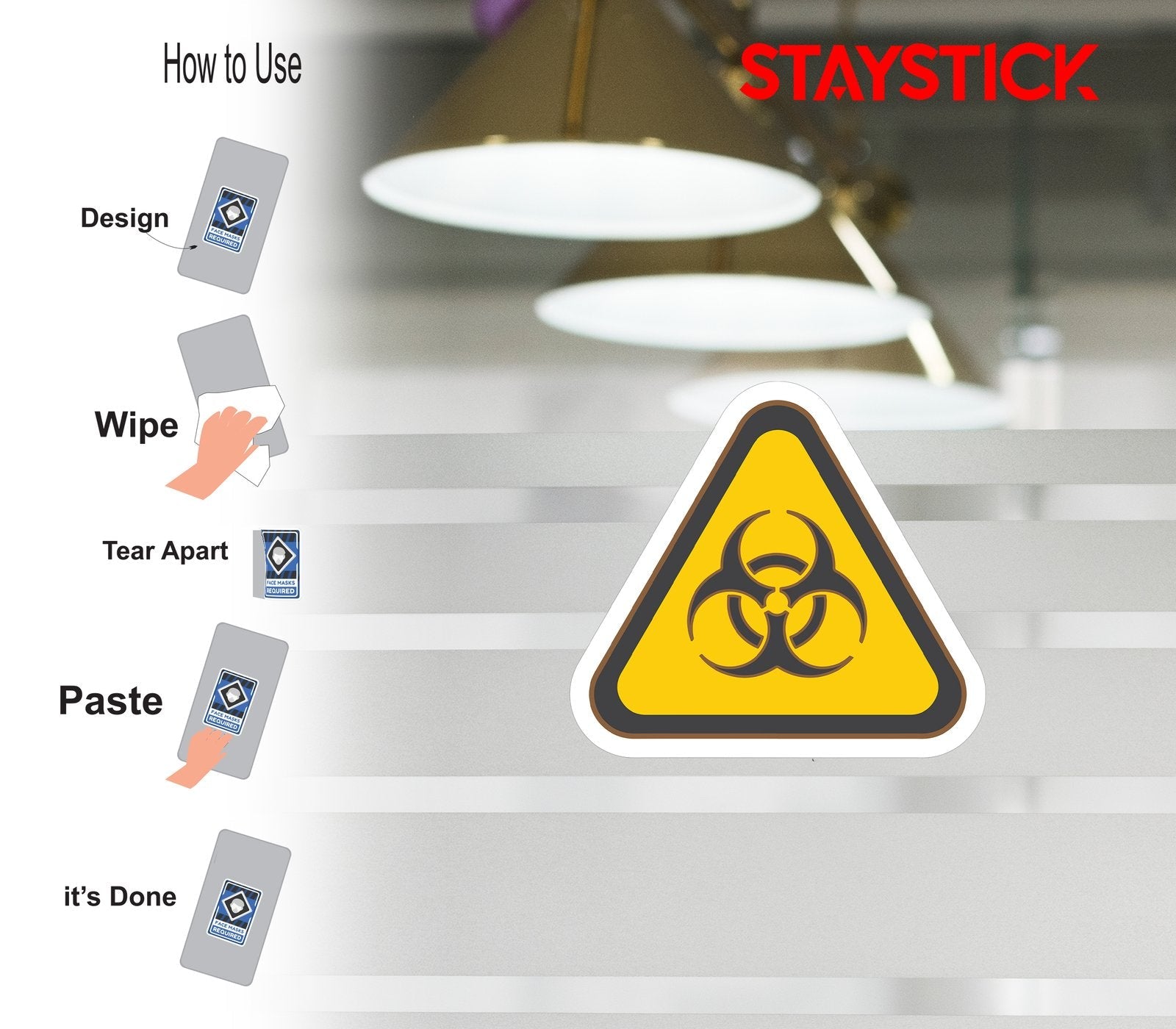 WARNING STICKER Safety Sticker