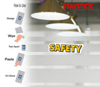 SAFETY SIGN STICKER Premium Vinyl Sticker