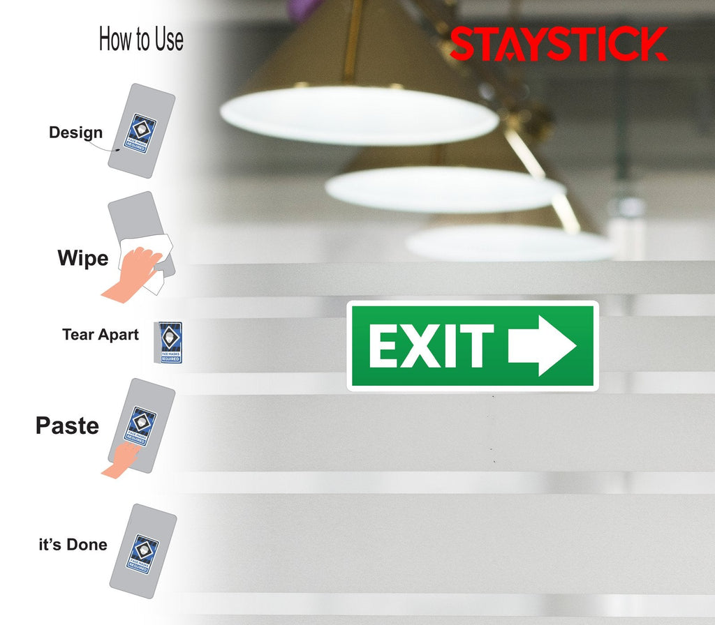EXIT STICKER Premium Vinyl Sticker