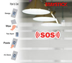 SOS STICKER Safety Sticker