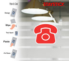 TELEPHONE STICKER Premium Vinyl Sticker