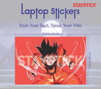 Goku Battle Mode Anime Laptop Skin