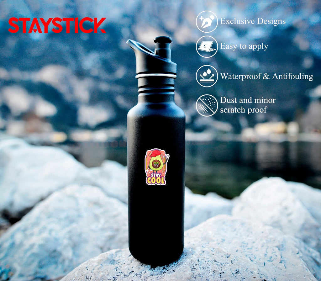 STAY COOL STICKER Metalized Sticker