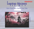 WARRIOR  CHARACTER LAPTOP STICKER