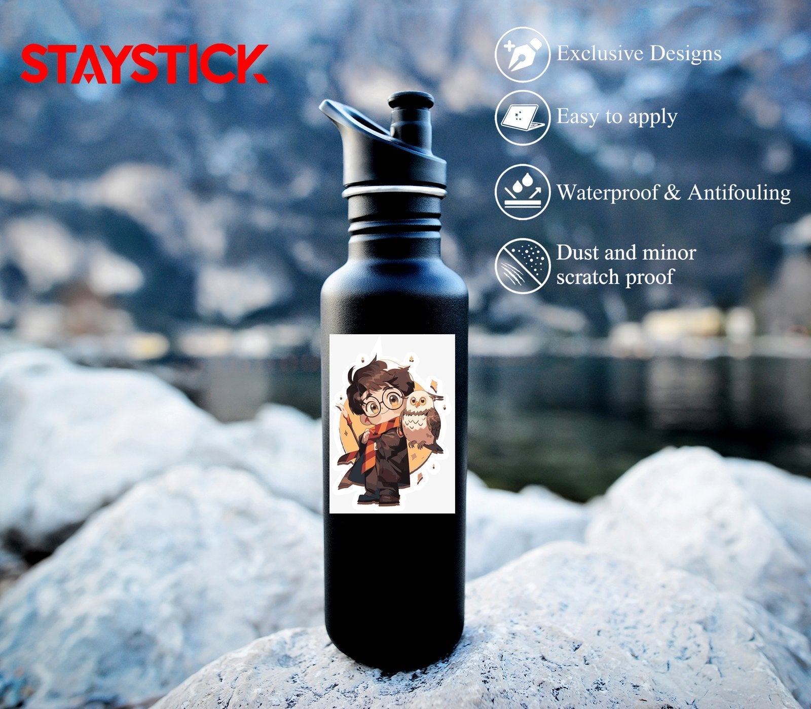 CARTOON STICKER Metalized Sticker