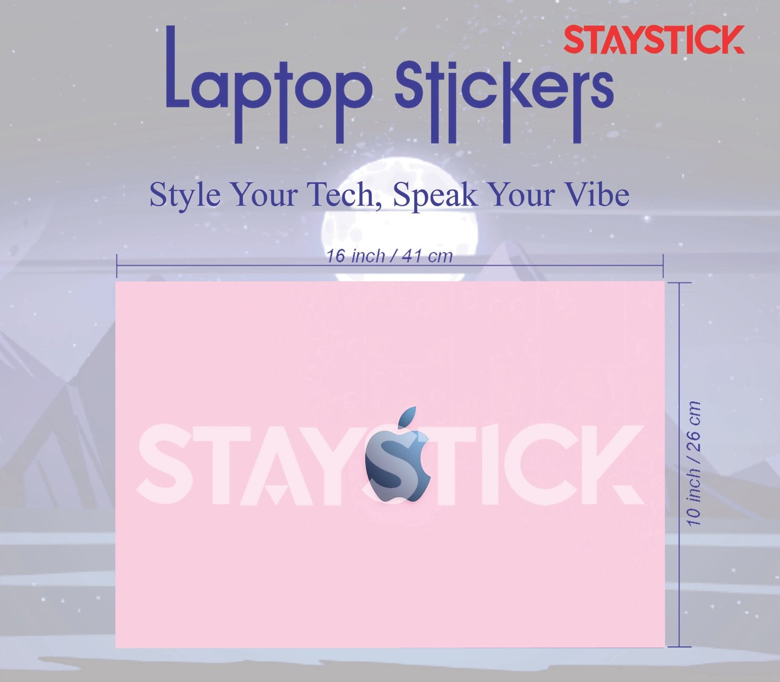 APPLE LOGO DESIGNED Laptop Skin