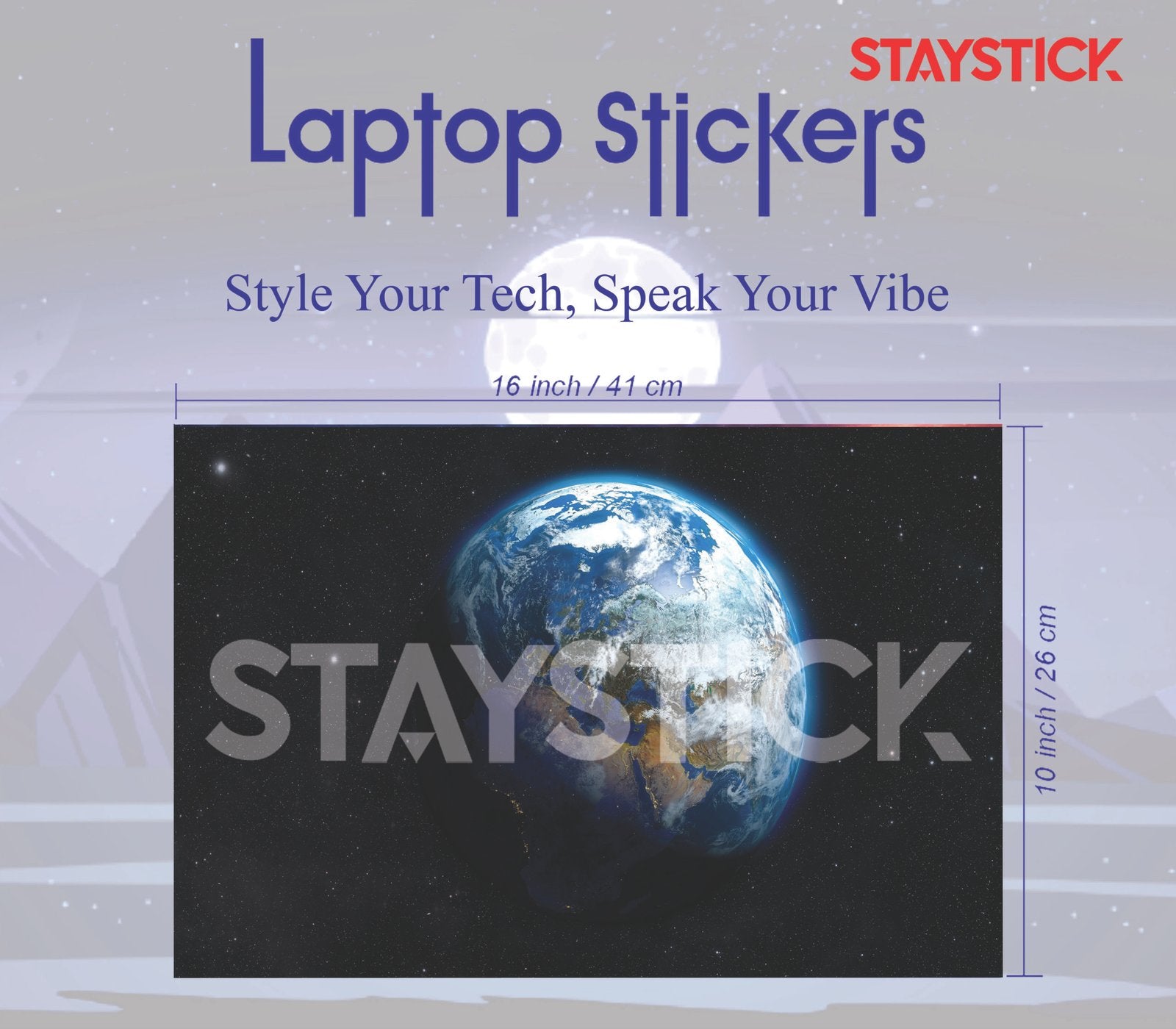 EARTH Laptop Skin
