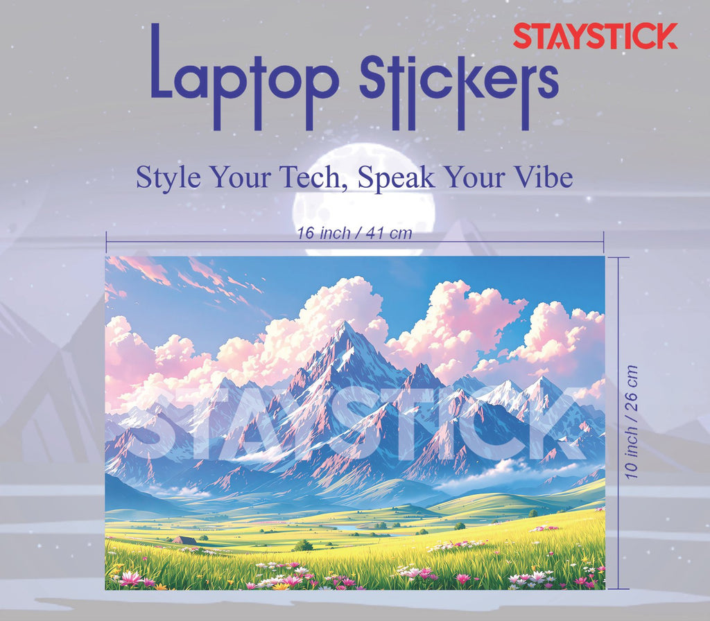 MOUNTAIN SKIN LAPTOP STICKER