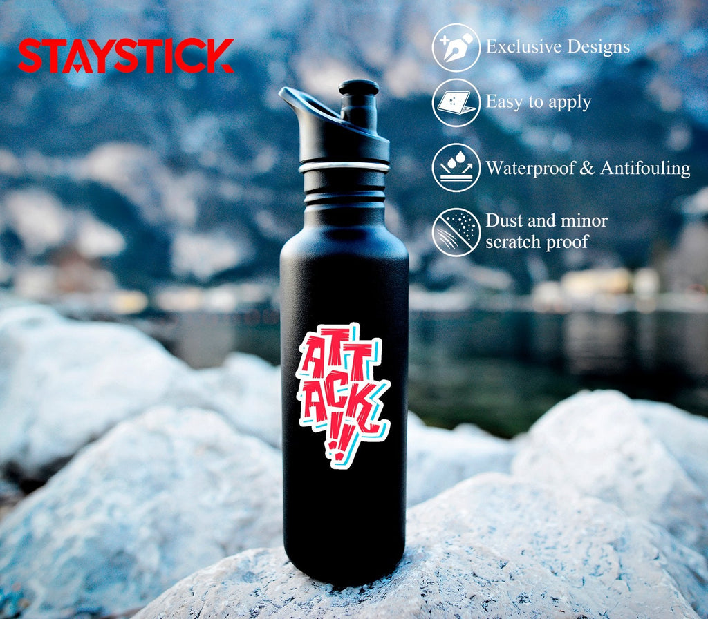 ATTACK STICKER Premium Vinyl Sticker
