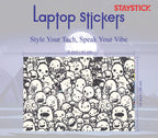 FUNNY CARTOON SKIN LAPTOP STICKER