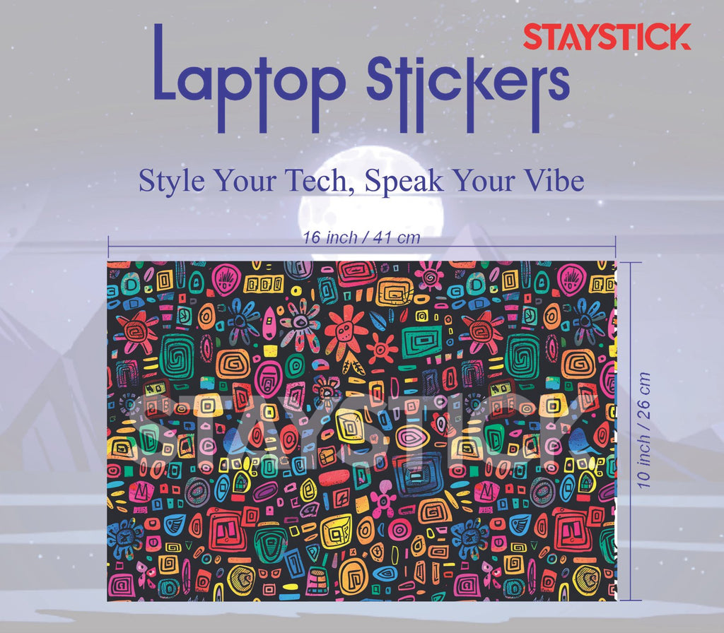DESIGNED SKIN LAPTOP STICKER