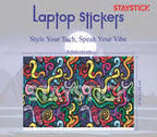 SNAKY DESIGNED SKIN LAPTOP STICKER