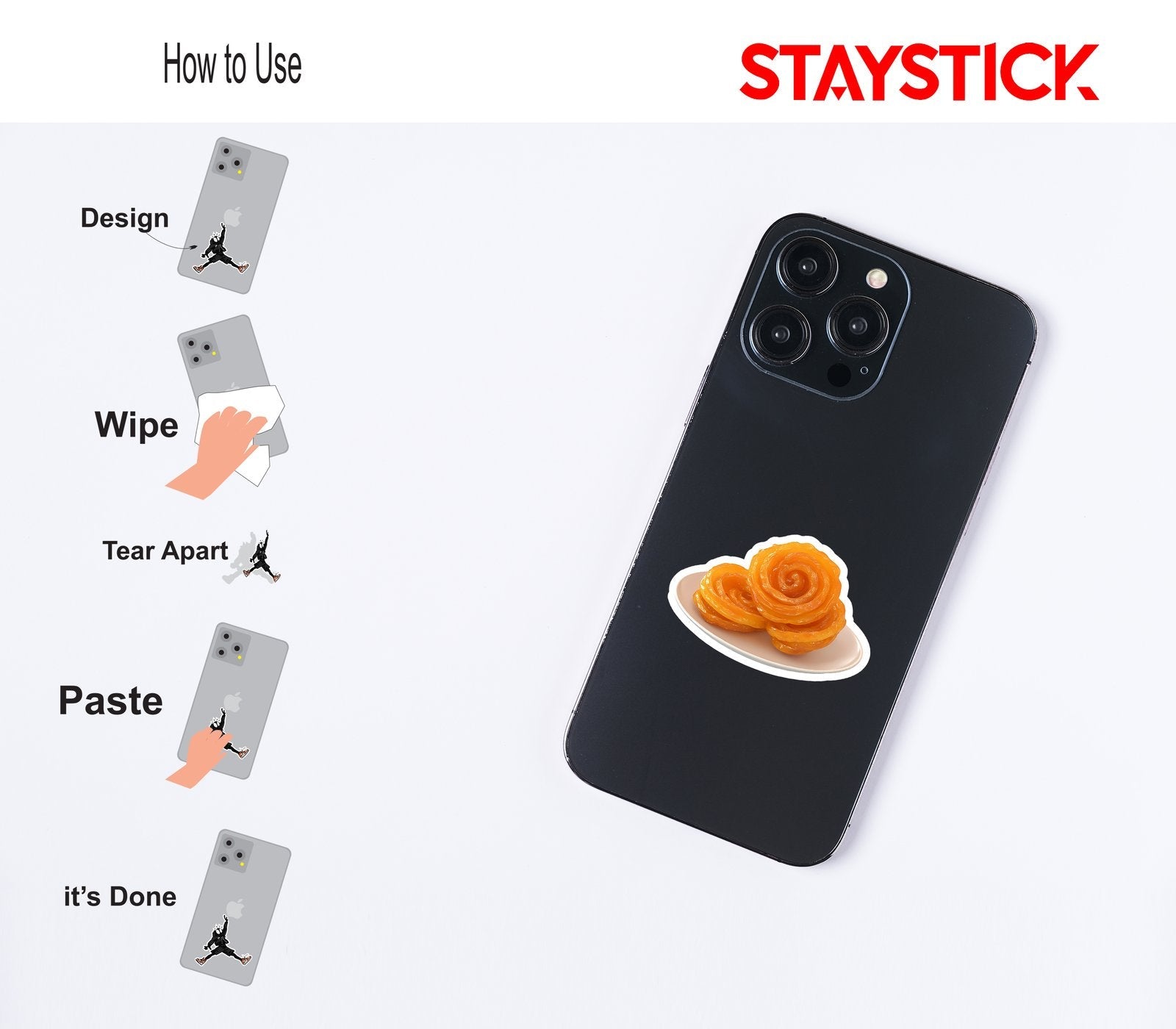 Jalebi Sticker Premium Vinyl Sticker