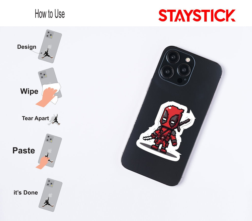 SPIDERMAN CARTOON 2 STICKER Premium Vinyl Sticker
