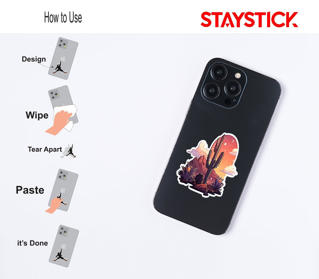 CACTUS STICKER Premium Vinyl Sticker