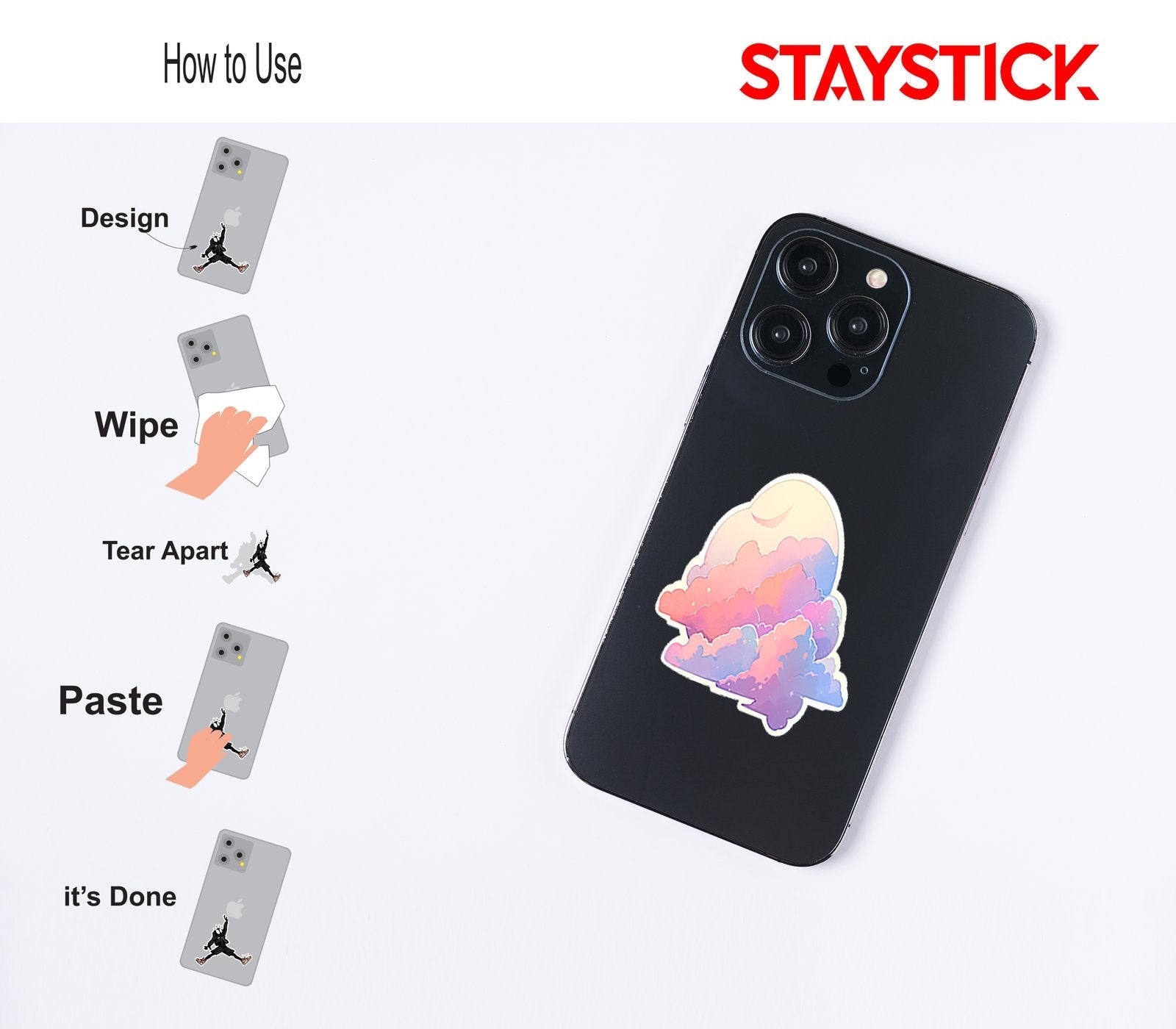 CLOUD STICKER Premium Vinyl Sticker