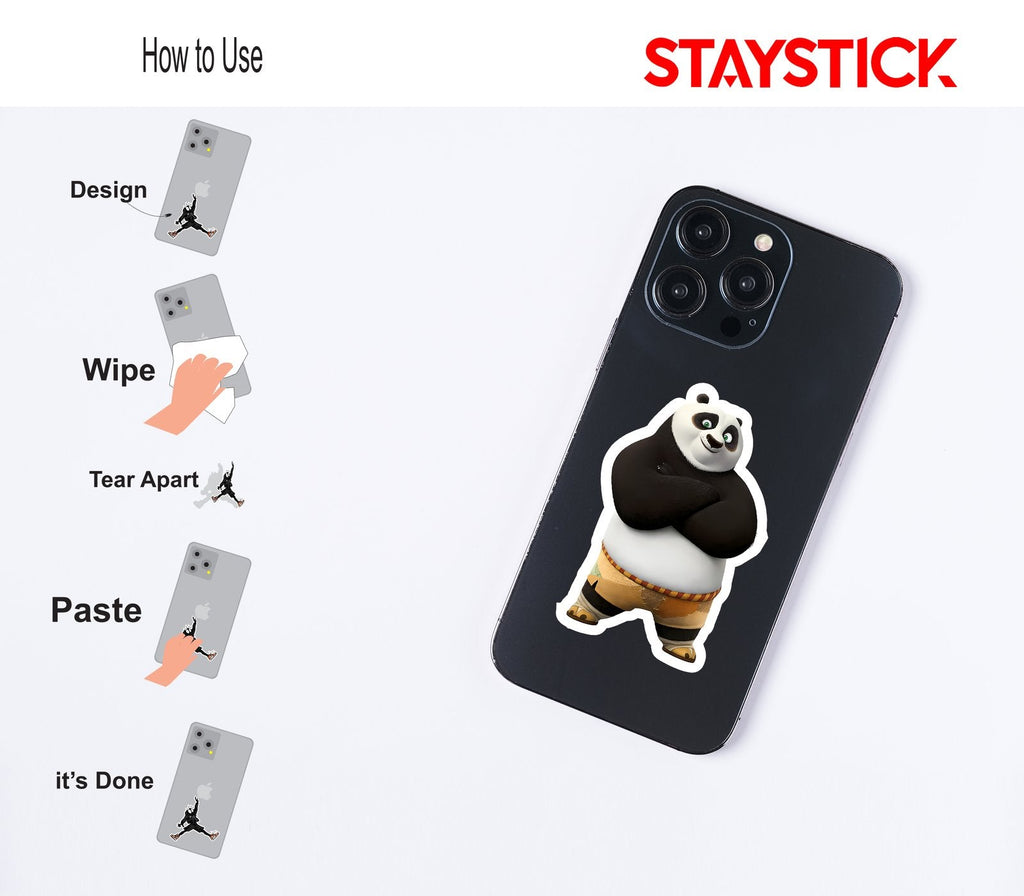 Cute Panda Sticker Premium Vinyl Sticker