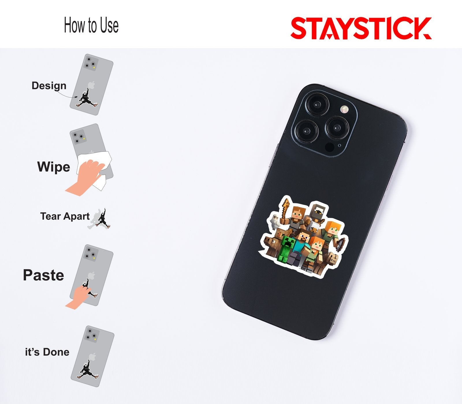 Surprised Patrick Star Sticker 3D Premium Sticker