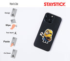 Minion with Guitar Sticker Premium Vinyl Sticker