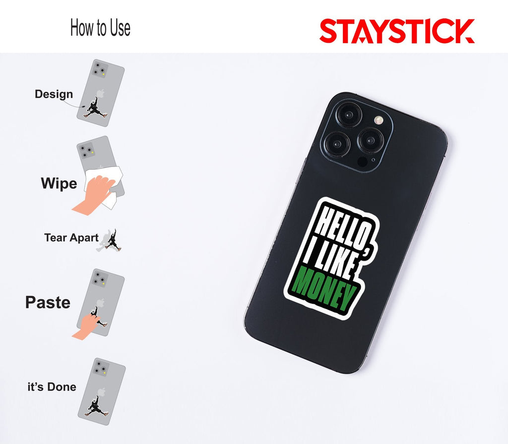 MONEY STICKER Premium Vinyl Sticker