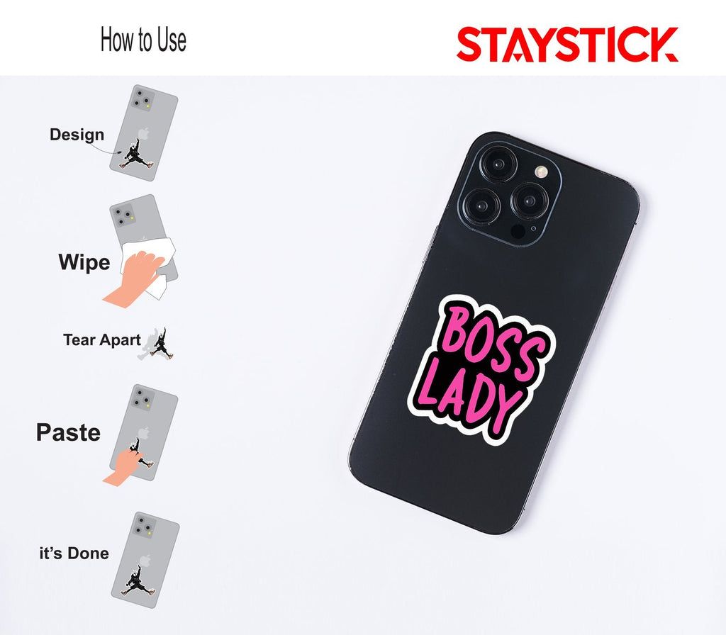 BOSS LADY STICKER Premium Vinyl Sticker