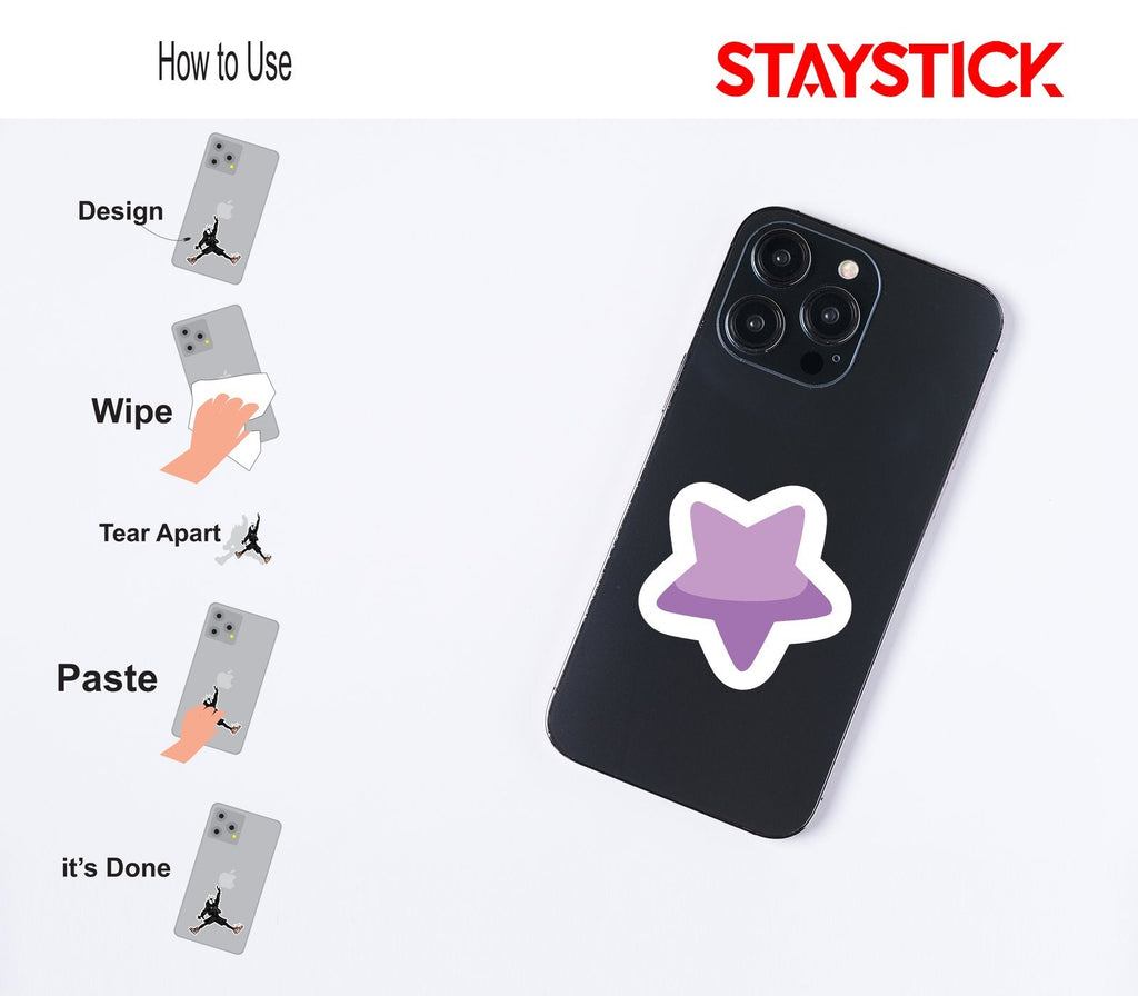 Surprised Patrick Star Sticker 3D Premium Sticker
