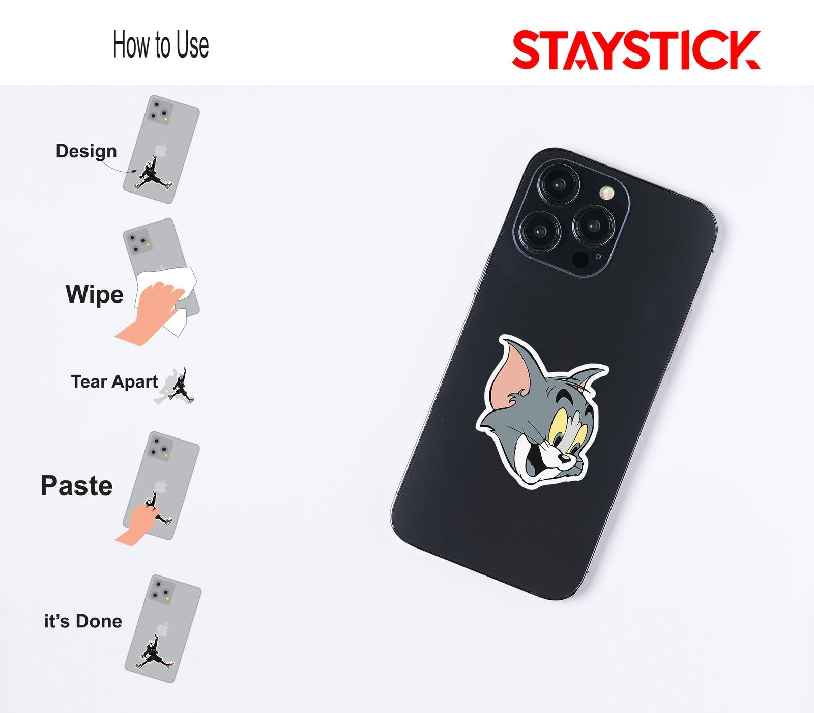 Tom and Jerry Sticker Premium Vinyl Sticker