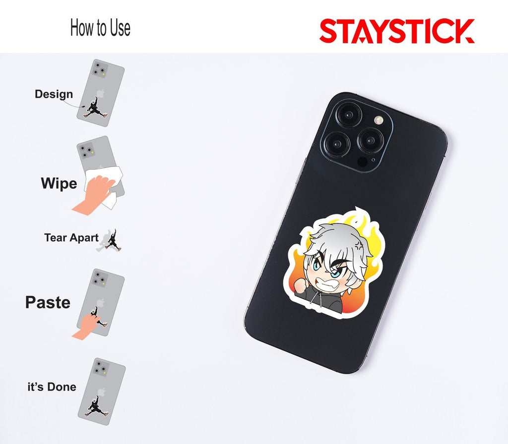 ANIME 3 STICKER Premium Vinyl Sticker