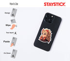 ANIME WARRIOR STICKER Premium Vinyl Sticker
