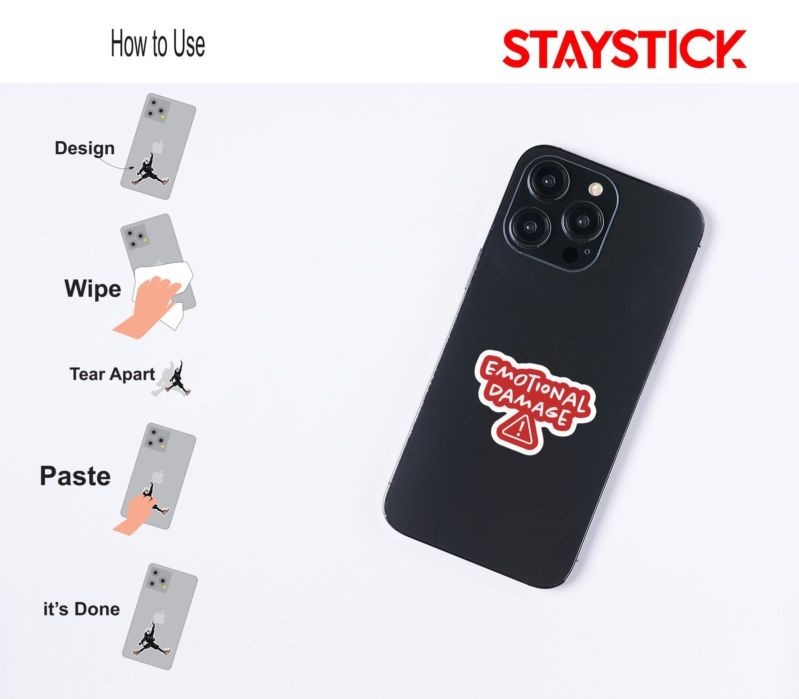 EMOTIONAL STICKER Premium Vinyl Sticker