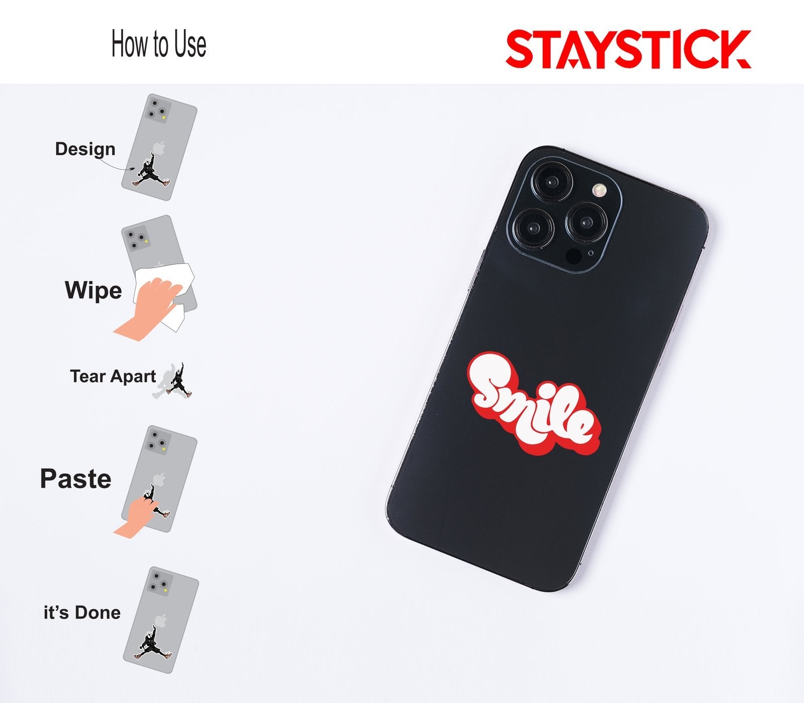 SMILE STICKER Premium Vinyl Sticker
