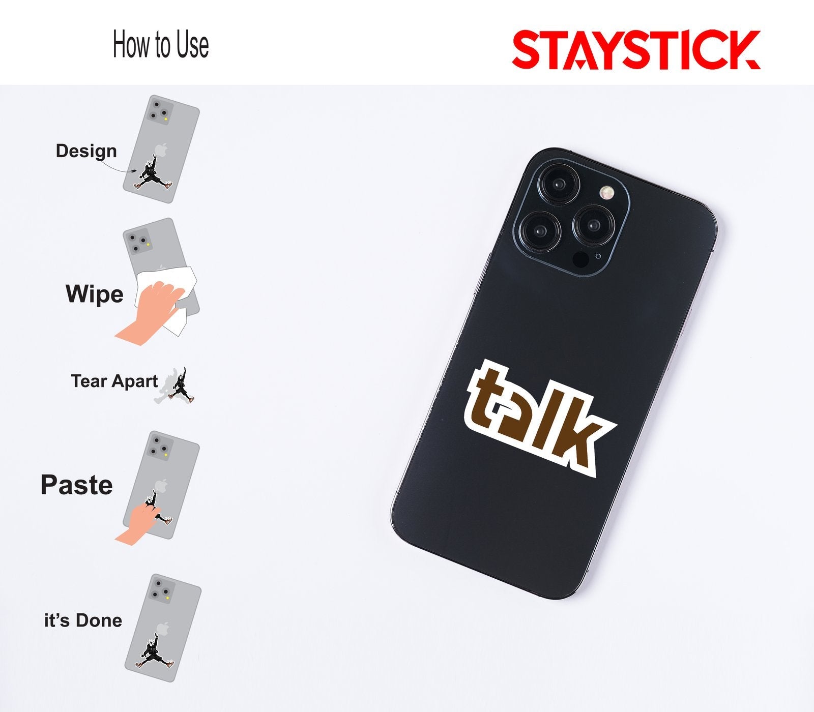 TALK STICKER Premium Vinyl Sticker